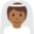 person with veil, medium-dark skin tone